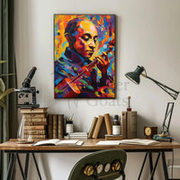 Musical Symphony Expression Abstract, Artistic, or Pop Culture Poster PosterGoat