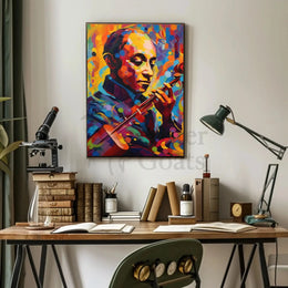 Musical Symphony Expression Abstract, Artistic, or Pop Culture Poster PosterGoat