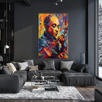 Musical Symphony Expression Abstract, Artistic, or Pop Culture Poster PosterGoat