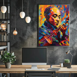 Musical Symphony Expression Abstract, Artistic, or Pop Culture Poster PosterGoat