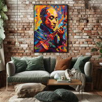 Musical Symphony Expression Abstract, Artistic, or Pop Culture Poster PosterGoat