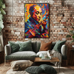 Musical Symphony Expression Abstract, Artistic, or Pop Culture Poster PosterGoat