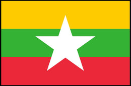 Myanmar Flag National Identity Wall Decor - Country Flag Poster PosterGoat