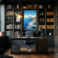 Mykonos Tranquility Travel Poster PosterGoat