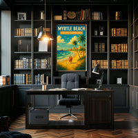 Myrtle Beach Romantic Getaway Travel Poster PosterGoat