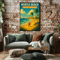 Myrtle Beach Romantic Getaway Travel Poster PosterGoat