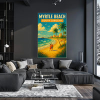Myrtle Beach Romantic Getaway Travel Poster PosterGoat