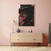 Mysterious Figure in Noir Fantasy Art Poster PosterGoat
