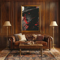 Mysterious Figure in Noir Fantasy Art Poster PosterGoat