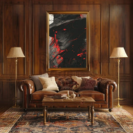 Mysterious Figure in Noir Fantasy Art Poster PosterGoat