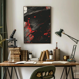 Mysterious Figure in Noir Fantasy Art Poster PosterGoat
