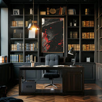 Mysterious Figure in Noir Fantasy Art Poster PosterGoat