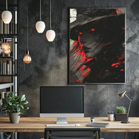 Mysterious Figure in Noir Fantasy Art Poster PosterGoat