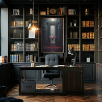 Mysterious Heron Fantasy Portal Animal Poster PosterGoat