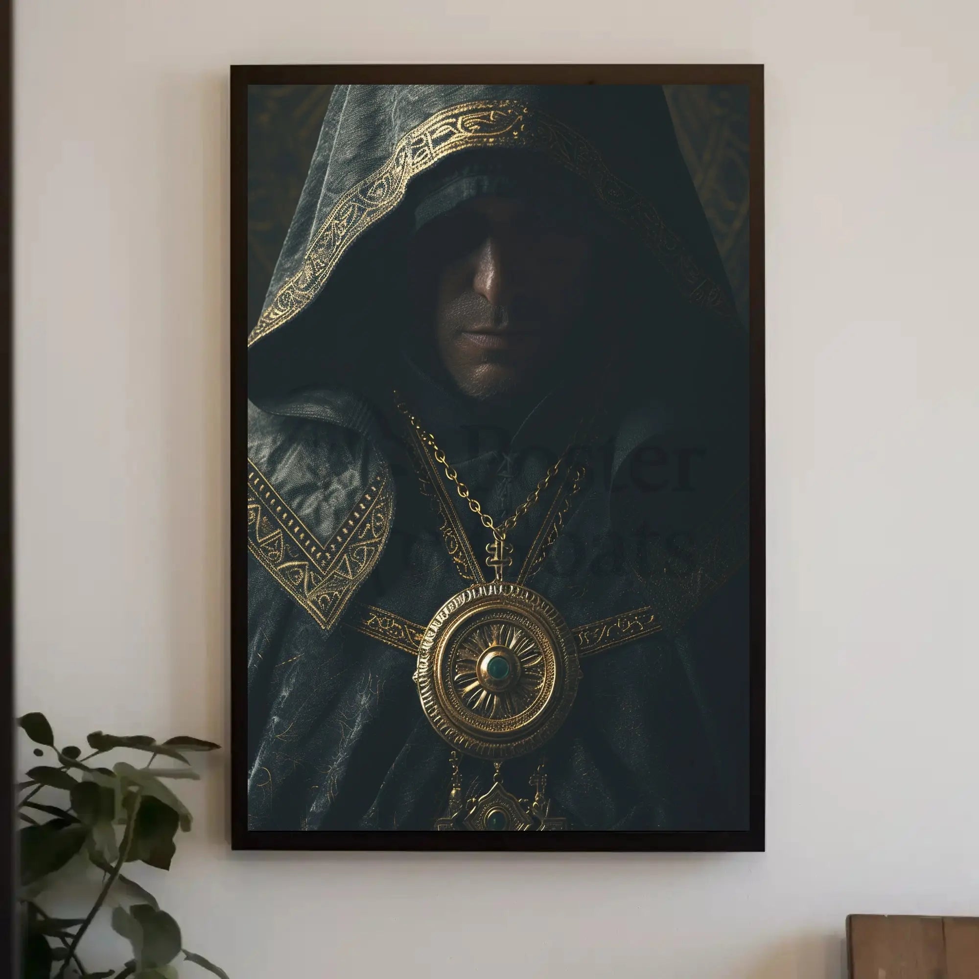 Mysterious Medieval Fantasy Character Artistic Poster PosterGoat