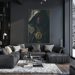 Mysterious Medieval Fantasy Character Artistic Poster PosterGoat