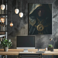 Mysterious Medieval Fantasy Character Artistic Poster PosterGoat