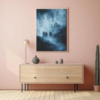 Mysterious Medieval Journey to Ancient Ruins Art Poster PosterGoat