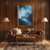 Mysterious Medieval Journey to Ancient Ruins Art Poster PosterGoat