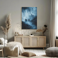 Mysterious Medieval Journey to Ancient Ruins Art Poster PosterGoat