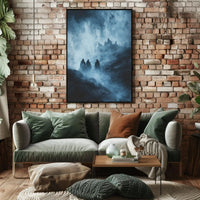 Mysterious Medieval Journey to Ancient Ruins Art Poster PosterGoat