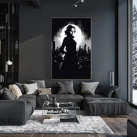 Mysterious Noir Urban Silhouette Classic Detective Story Poster PosterGoat