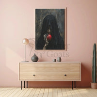 Mysterious Temptation Gothic Art Poster - Abstract, Artistic, or Pop Culture Poster PosterGoat