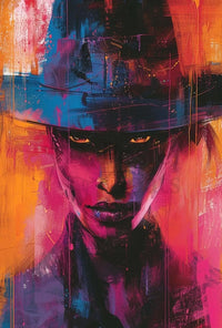 Mysterious Western Gaze Abstract Artistic Pop Culture Poster PosterGoat