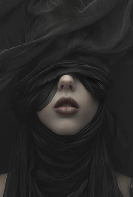 Mystery and Intrigue Fashion Abstract, Artistic, or Pop Culture Poster PosterGoat