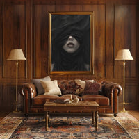 Mystery and Intrigue Fashion Abstract, Artistic, or Pop Culture Poster PosterGoat