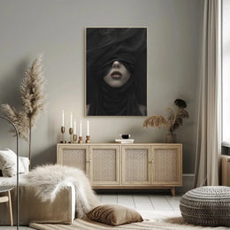Mystery and Intrigue Fashion Abstract, Artistic, or Pop Culture Poster PosterGoat