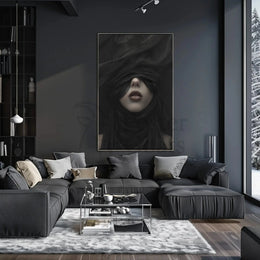 Mystery and Intrigue Fashion Abstract, Artistic, or Pop Culture Poster PosterGoat