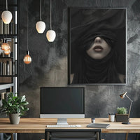 Mystery and Intrigue Fashion Abstract, Artistic, or Pop Culture Poster PosterGoat