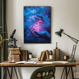 Mystic Flame Surrealism Abstract, Artistic, or Pop Culture Poster PosterGoat