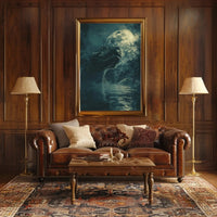 Mystic Night Serpent in Jungle Animal Poster PosterGoat