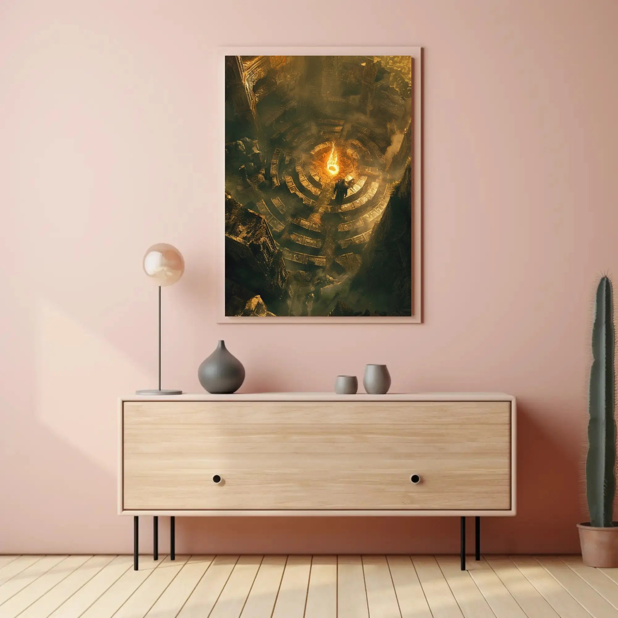 Mystical Adventure Fantasy Art Poster - Abstract, Artistic, or Pop Culture Poster PosterGoat