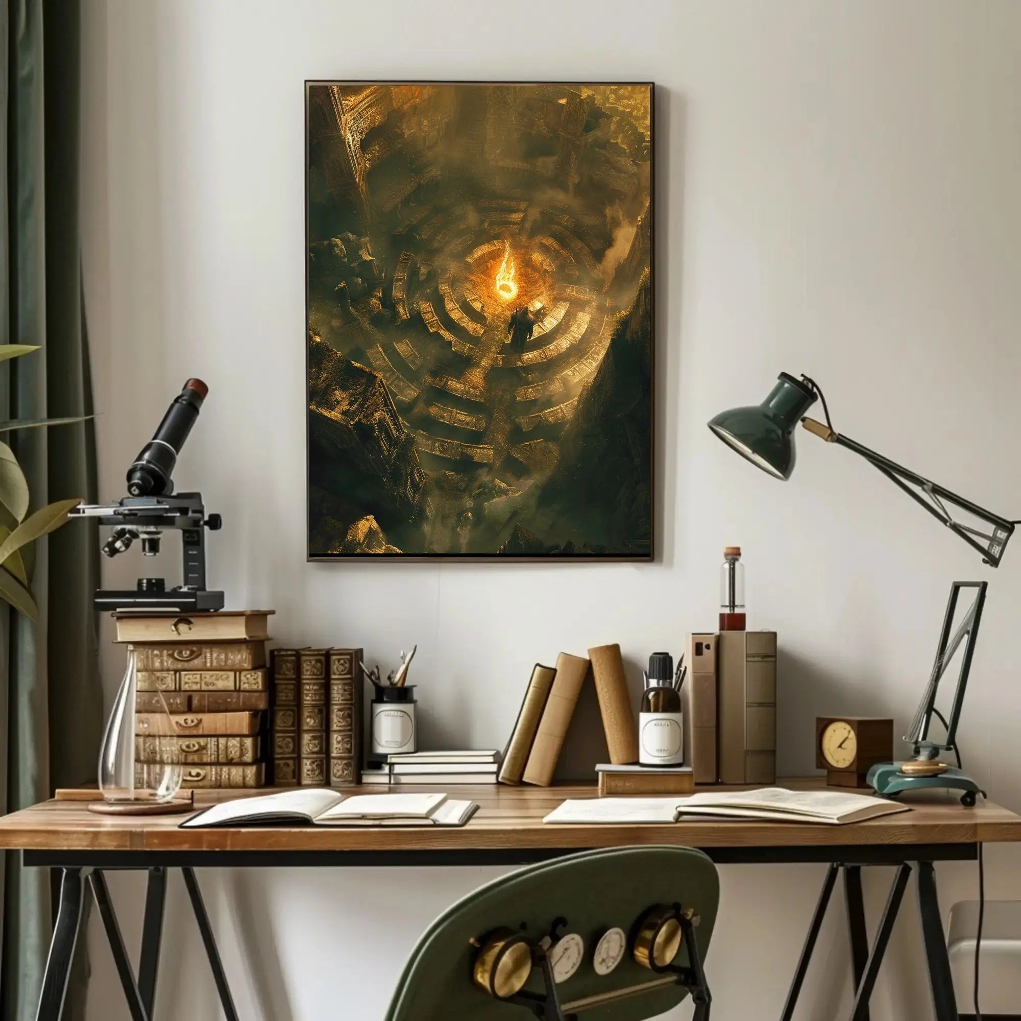 Mystical Adventure Fantasy Art Poster - Abstract, Artistic, or Pop Culture Poster PosterGoat