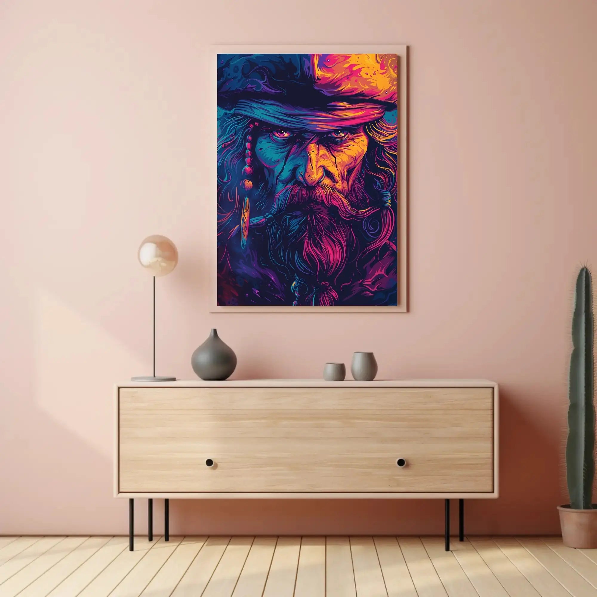 Mystical Adventurer Psychedelic Art Pop Culture Poster PosterGoat