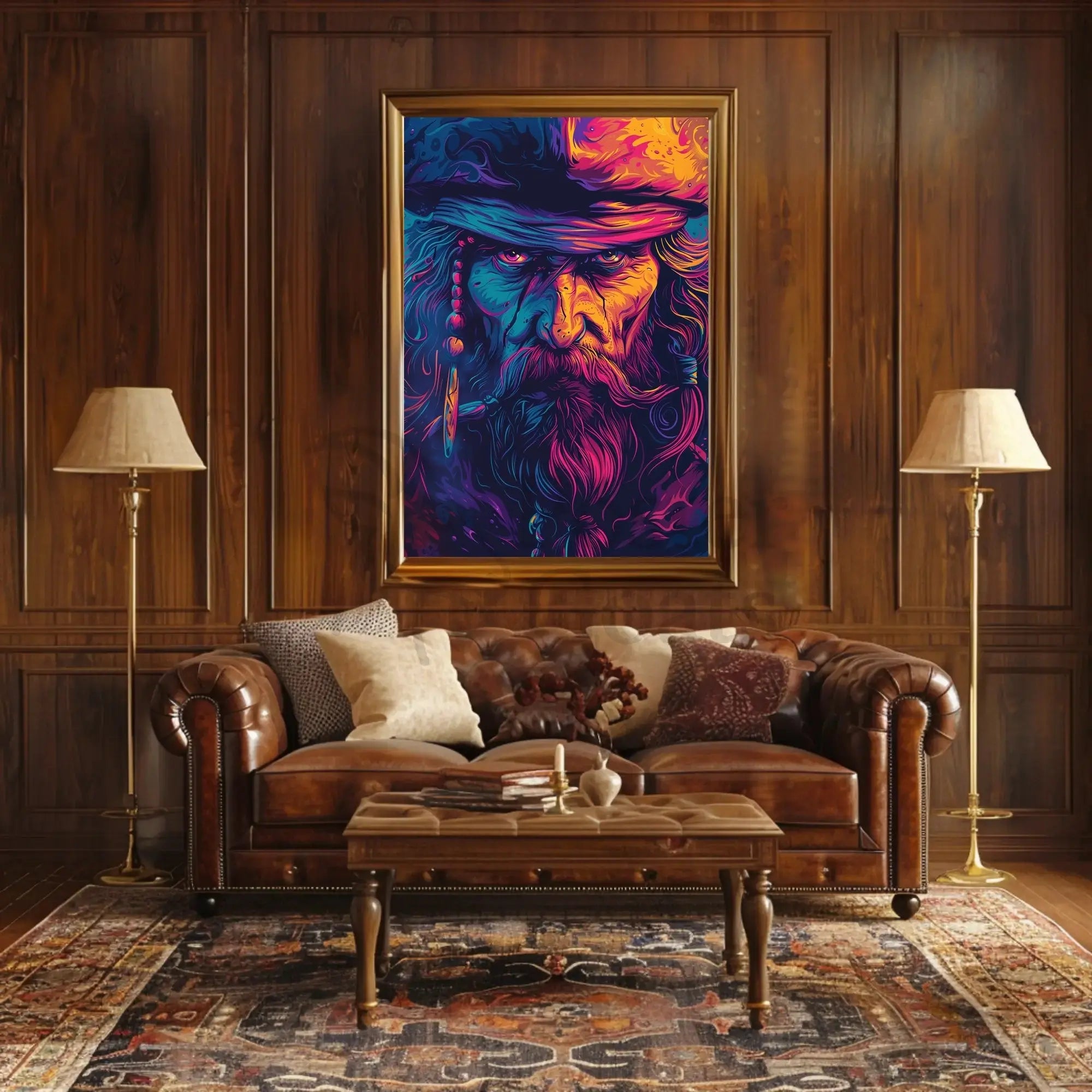 Mystical Adventurer Psychedelic Art Pop Culture Poster PosterGoat