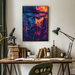 Mystical Adventurer Psychedelic Art Pop Culture Poster PosterGoat