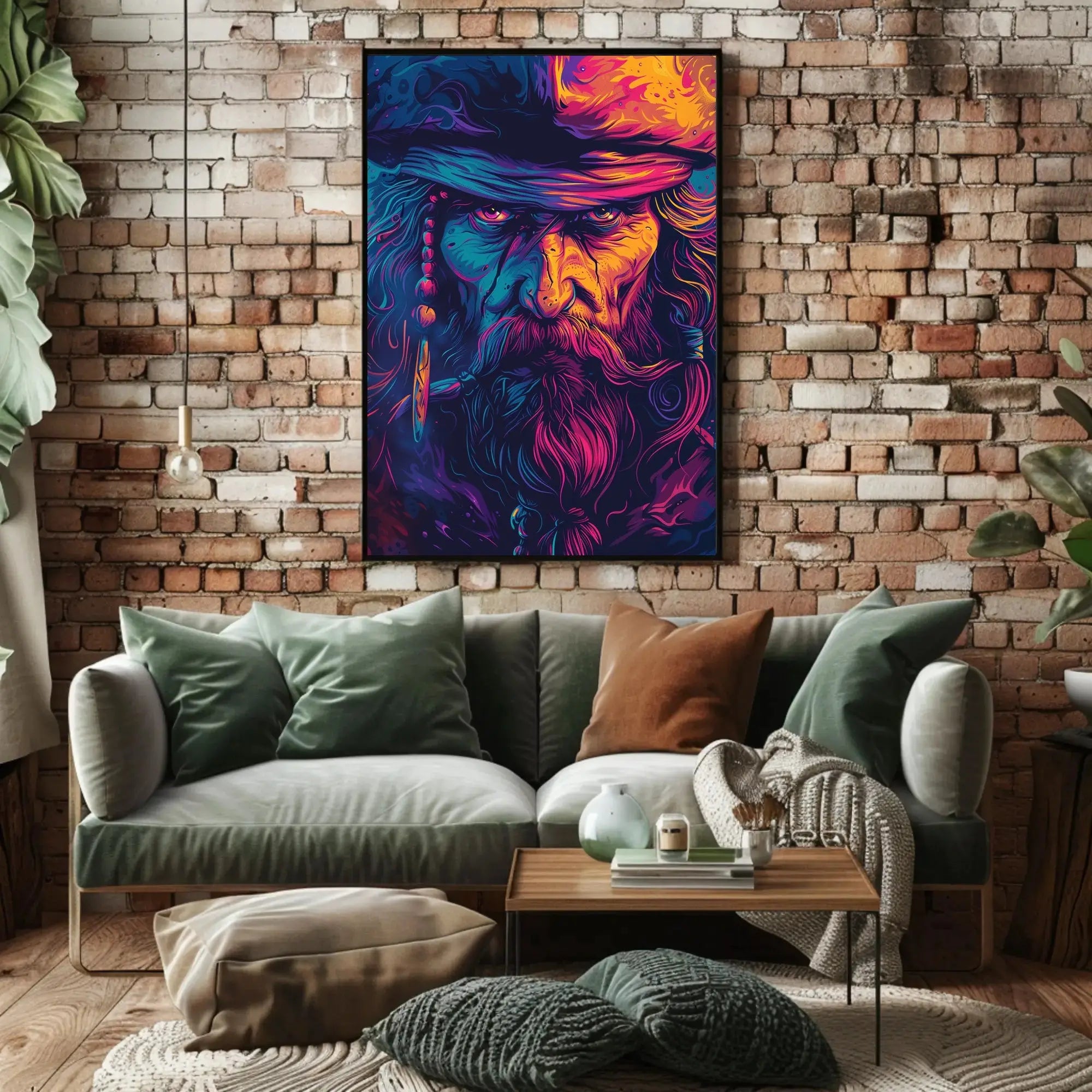 Mystical Adventurer Psychedelic Art Pop Culture Poster PosterGoat