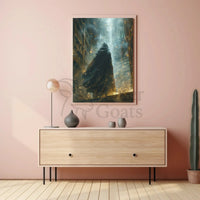 Mystical Ancient Library Fantasy Art Poster PosterGoat