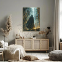 Mystical Ancient Library Fantasy Art Poster PosterGoat