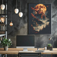 Mystical Castle Fantasy Epic Art Poster PosterGoat