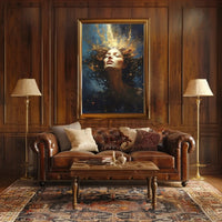 Mystical Celestial Portrait Artistic Poster PosterGoat