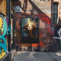 Mystical Celestial Portrait Artistic Poster PosterGoat