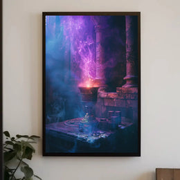 Mystical Chalice Fantasy Scene Artistic Poster PosterGoat