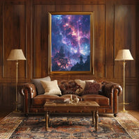 Mystical Cityscape Exploration: Futuristic Sci-Fi Poster PosterGoat