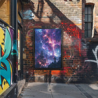 Mystical Cityscape Exploration: Futuristic Sci-Fi Poster PosterGoat