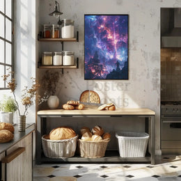 Mystical Cityscape Exploration: Futuristic Sci-Fi Poster PosterGoat